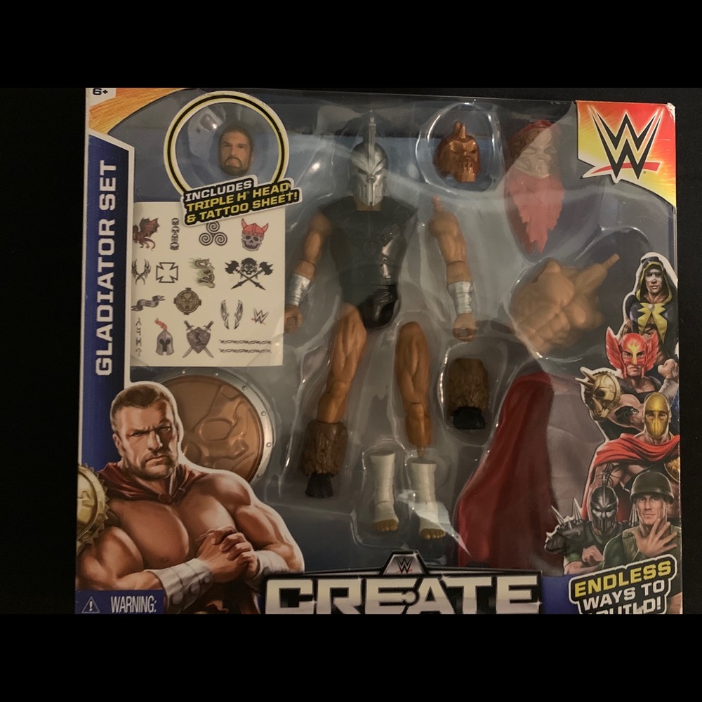 WWE wresteling figures and die cast figures